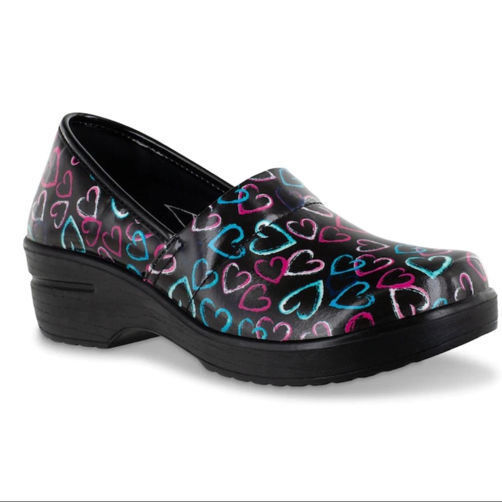 EASY WORKS BY EASY STREET  LAURIE WORK SLIP-ON SZ 8.5